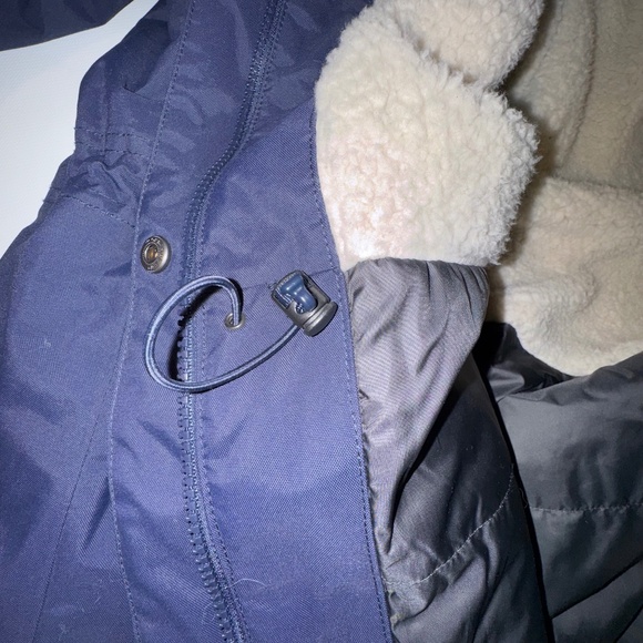 EDDIE BAUER Riley Weathered Insulated Parka Faux Shearling Lined Coat Navy XXL - Picture 15 of 15